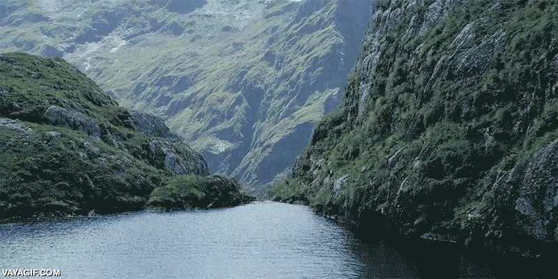 barranco,precipicio,cascaca,catarata,nueva zelanda,paisaje increíble