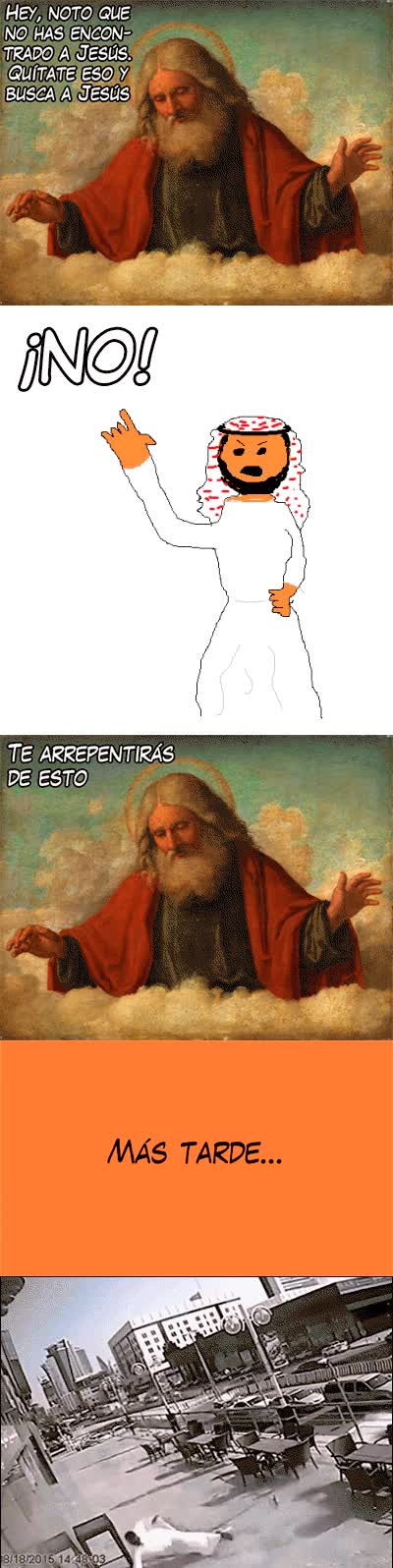 buscar,jesus,arabe,cristal,caer,romper,por poco no lo parte en dos,dios