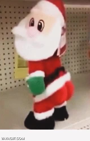 Santa,twerking,Navidad,Mu&ntilde;eco,decorativo,movimiento