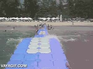 pasarela,mar,agua,flotar,playa,olas