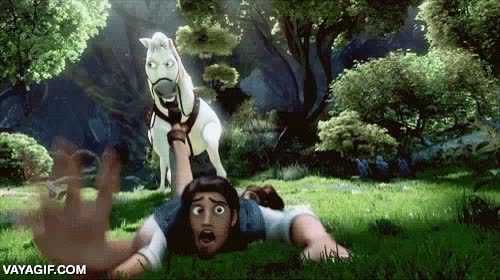 suegro,dolor,arrastrar,me obliga,que mal,padre,caballo,enredados,tangled