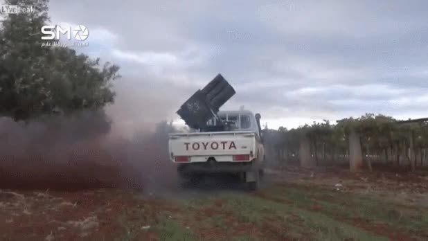 toyota,ser&aacute; cosa del estado islamico,lanzamisiles,bateria de misiles,arma