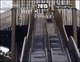 pero acabó mal,lo mismo de cada año,tobogan,empezó bien