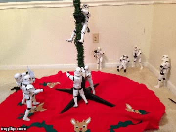 navideño,arbol de navidad,star wars,arbolito,montar,darth vader