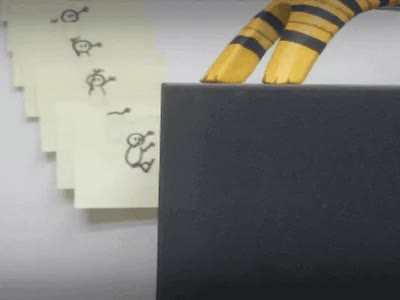 post-it,stop motion,parkour,animacion
