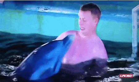 amor,beso,abrazo,delfin,huir,despavorido,con lo bonico que es,le oler&iacute;a el aliento