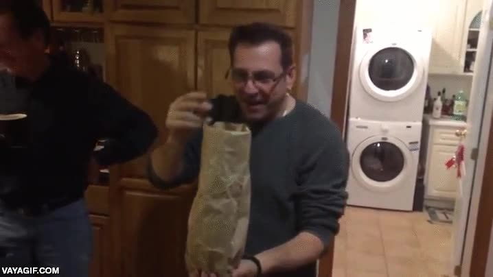 mago,cerveza,dejar,truco,bolsa de papel,hacer desaparecer