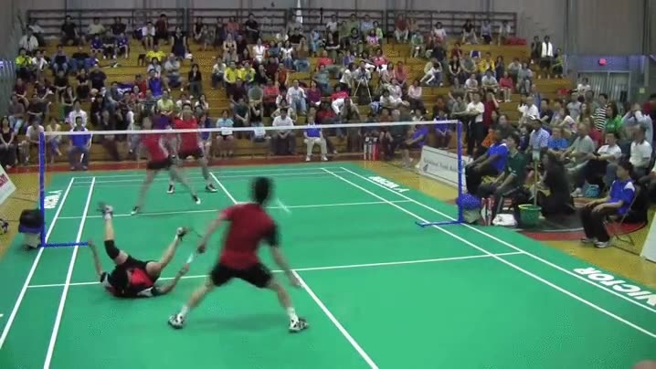 m&aacute;s tensi&oacute;n,badminton,punto,muchos reflejos