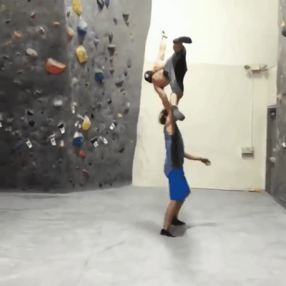 escalador,postura,horizontal,a peso,volteretas,bucle,locura