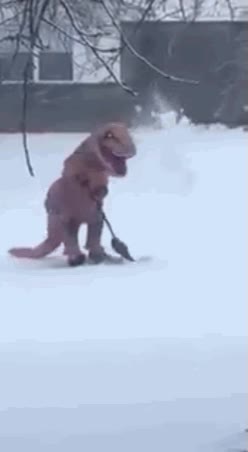 quitanieves,t-rex,nuevo empleo,ya no es fil&oacute;sofo,pala,nieve