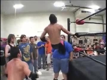 luchador,apoyo,salto,voltereta,barriga