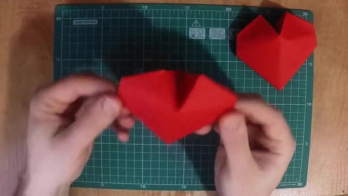 ideas,san valent&iacute;n,coraz&oacute;n,origami
