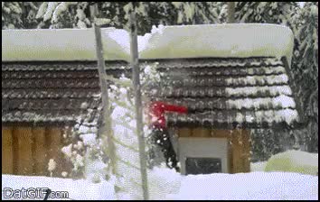 manera,m&aacute;s inteligente,sacar,nieve,tejado