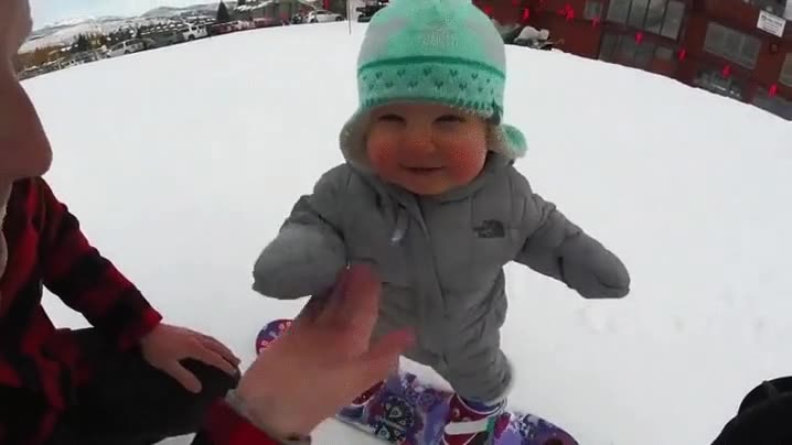 solo,un año,niño,snow,tabla,nieve,bebe
