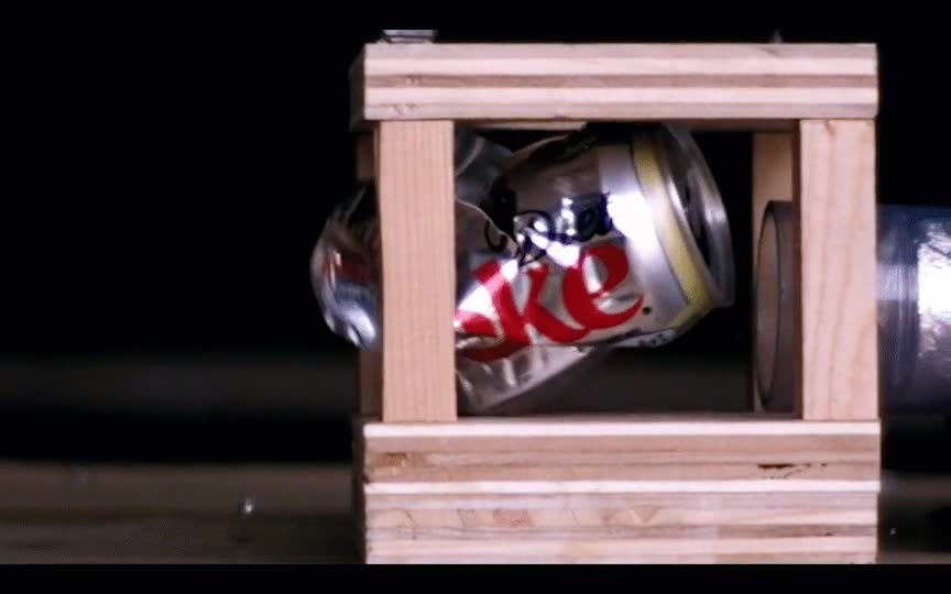 pelota,ping pong,destrozar,lata,refresco