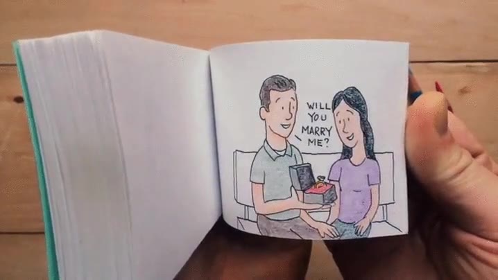 original,flipbook,matrimonio,vida,hijos