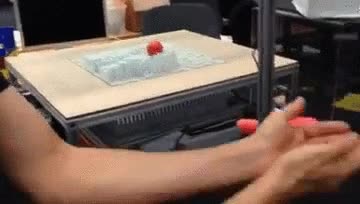 morphing ball,mesa,manos,futuro,tecnolog&iacute;a