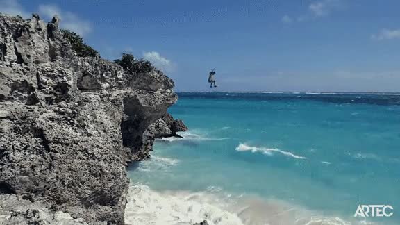 atrever,salto,playa,barbados