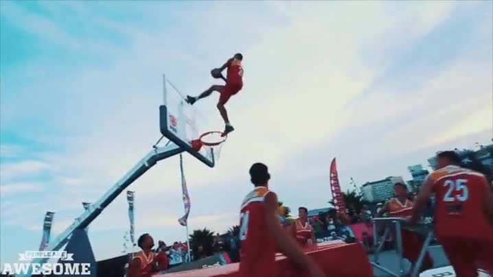 mate,espectacular,salto,trampol&iacute;n,colchoneta