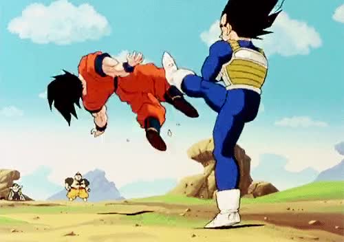 goku,dragon ball,vegeta,borachera