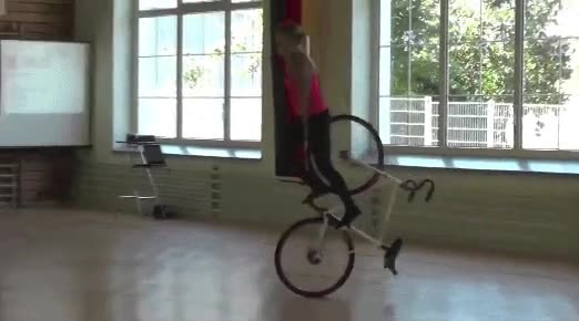 chica,bici,montar,espectacular