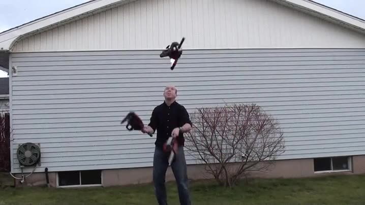 malabares,motosierras,llamas,locura