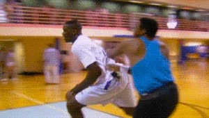 joven,Shaquille O'Neal,destrozar,tablero