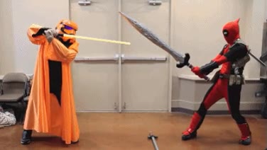 jugando,deadpool,ver,grande,arma