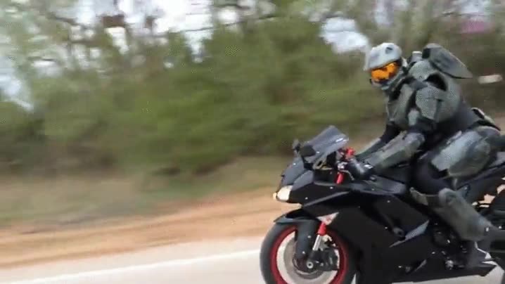 fugaz,encuentro,jefe maestro,master chief,halo,moto