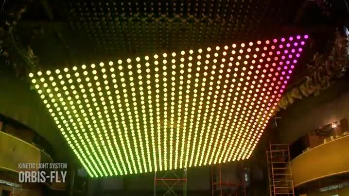 sistema,iluminación,futuro,led,kinetic