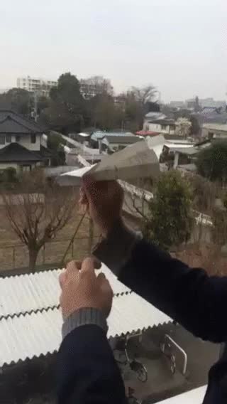 avi&oacute;n de papel,vuelo,volver,bumer&aacute;n