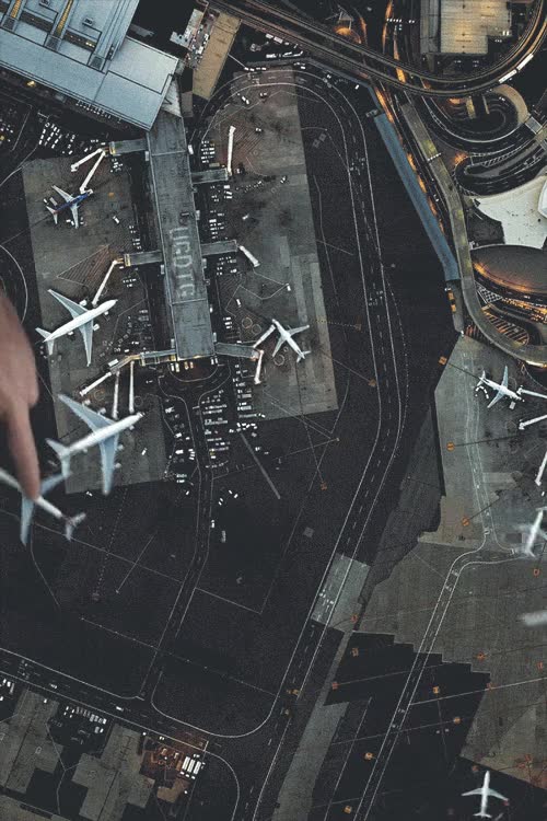 espera,recolocar,aeropuerto,aviones,mano