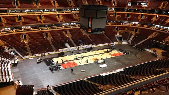 convertir,pista,hockey,baloncesto