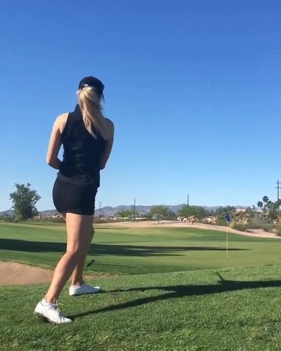 hacer,tiro,perfecto,golf