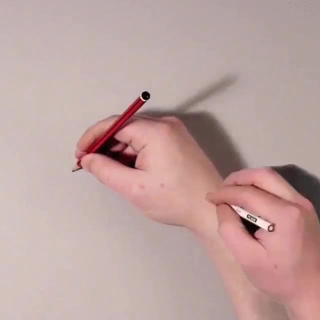 dibujar,mano,forma,realista