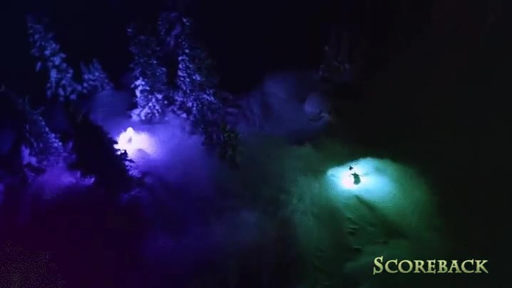 esquiar,noche,bello,peligroso