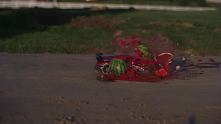 coche,radiocontrol,atravesar,sand&iacute;a,c&aacute;mara lenta