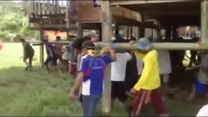 chicos,llamad,amigos,casa,levantar,mudanza