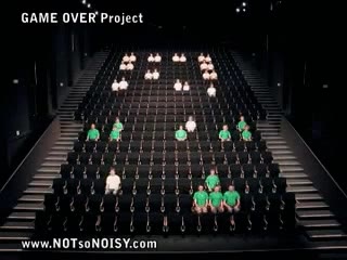 jugar,space invaders,versi&oacute;n,humana,cine