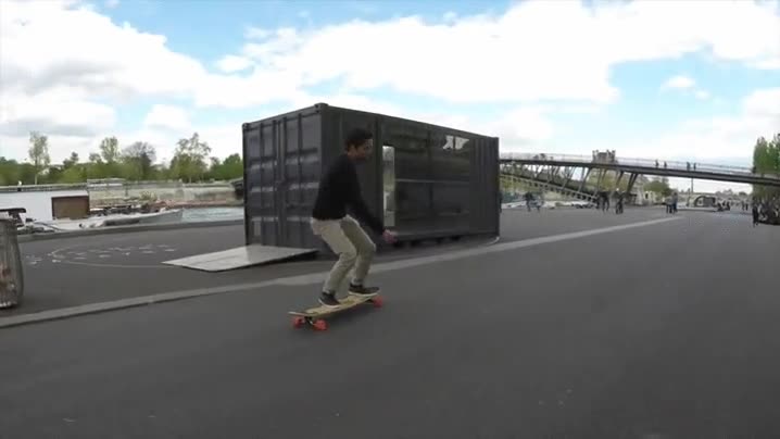 ganas,marcha,bailar,encima,longboard