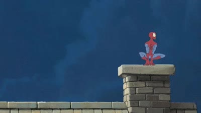 pasar,spiderman,ambientado