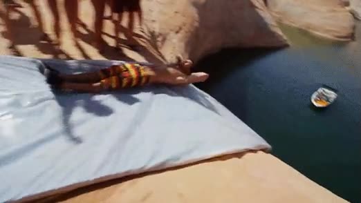 forma,molona,tirarte,rampa,vacío