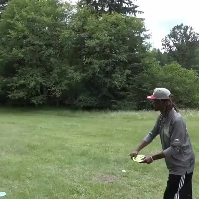 increible. lanzamiento,frisbee,sin palabras