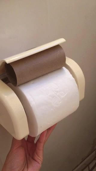 mejor forma,cambiar. rollo,papel,vater