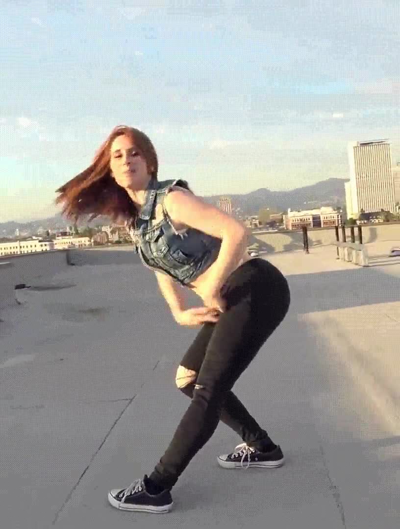 bailando,forma,sugerente,terraza,casa