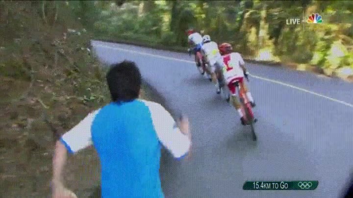 perseguir,&iacute;dolos,ciclismo,fan,correr,carretera