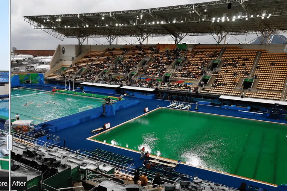 antes,despu&eacute;s,misteriosas,piscinas,verdes,rio