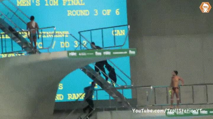 olimpiadas,librar,trolls,saltar,trampol&iacute;n