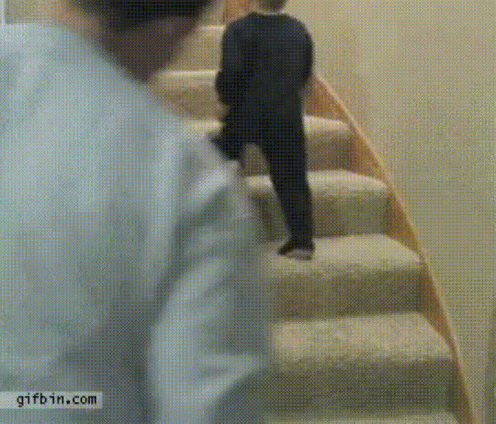 recrear,escaleras,escena,indiana jones,colch&oacute;n