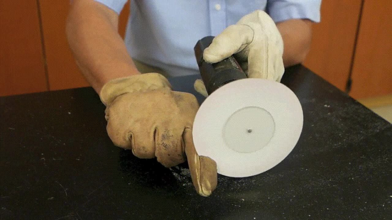 cortando,guante,piel,motosierra,papel
